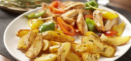 Szicíliai citromos csirke héjas burgonyagerezdekkel