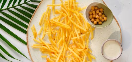Skinny fries házi aquafaba majonézzel
